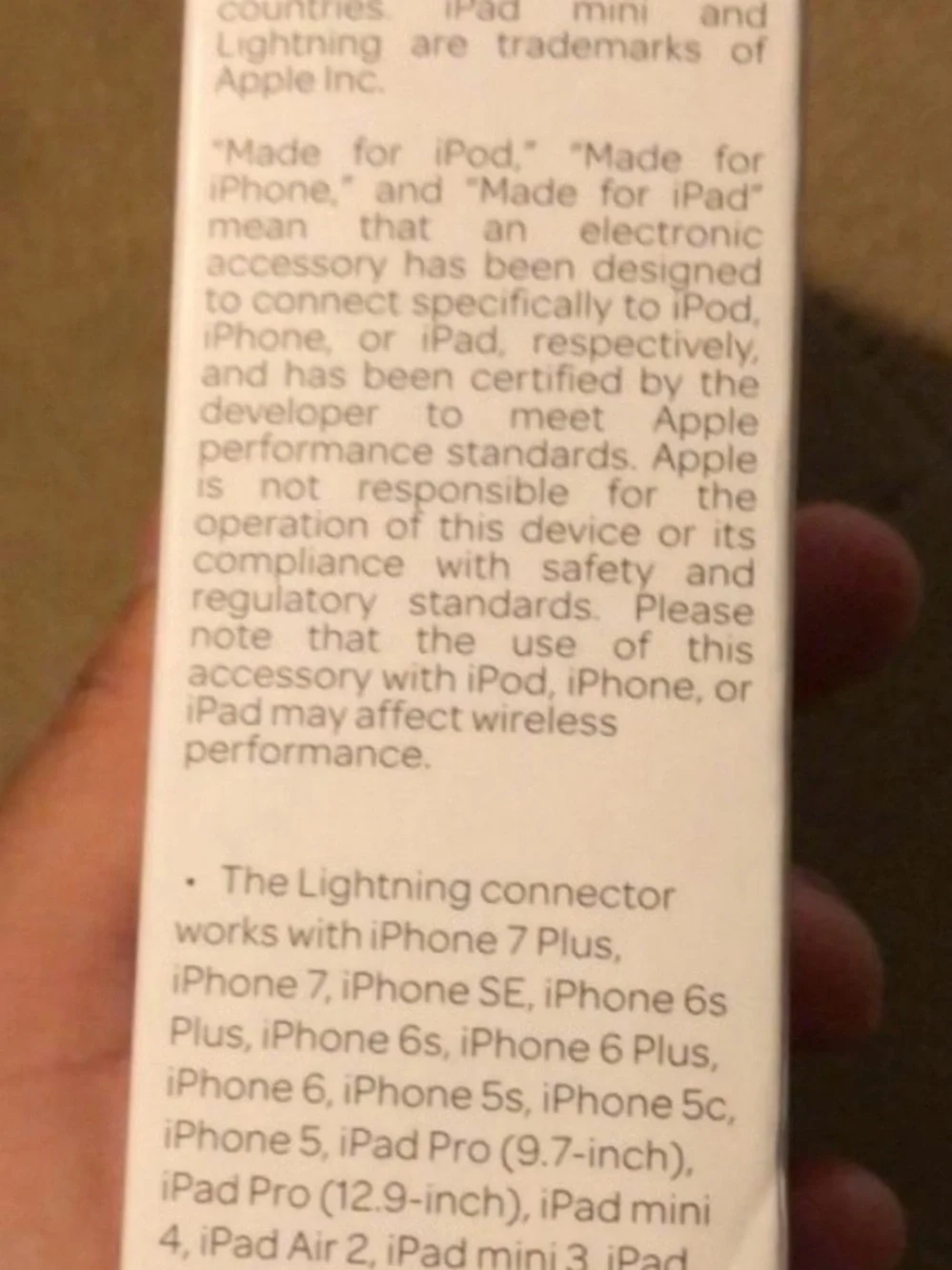 AT&T White Car Charger with Lightning Cable